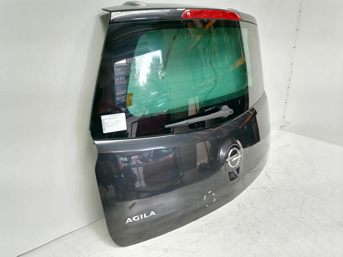 Opel Agila B original Heckklappe mit Heckscheibe GAB Schwarz Bj.2013